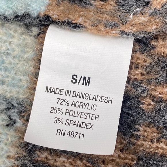 Women's Cardigan S/M V-Neck Button Front Gray/Brown/Blue SOFT COZY - Picture 5 of 15